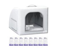 Cooling Cat House Summer - Functional Stylish Foldable Weatherproof Insulated Cave, Elegant, Sturdy, Dog 8 Reusable, Ice Packs Indoor Outdoor Kitten | Multipurpose Outdoor Indoor Utility