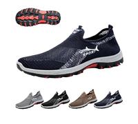 Cooling Comfort Sneaker,Atlacoast Jarva Mens Sneakers,Orthopedic Walking Shoes with Anti Slip Soles (Blue, 6)