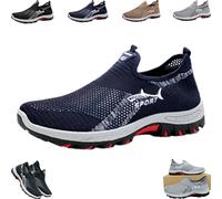 Cooling Comfort Sneaker, Orthopedic Walking Shoes with Anti Slip Soles, Cooling Comfort for All-Day Wear (Blue,40)