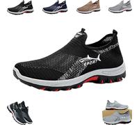 Cooling Comfort Sneaker, Orthopedic Walking Shoes with Anti Slip Soles, Cooling Comfort for All-Day Wear (Black,47)