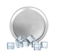 Cooling Dog Bed, Aluminum Pet Cot, Non Slip Base, Washable Portable Design, Indoor Outdoor Use, 40x40x5cm/15.75x15.75x1.97 inches, 800g, Silver, 1 Piece, Lightweight