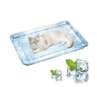 Cooling Dog Bed | Stainless Steel Breathable Puppy Cot With 6 Ice Packs This Small Dog Bed With Six Stainless Steel Ice Packs Offers A Breathable, Cooling Pad Fr, Outdoor, Camping, Travel, Sleep, Rest
