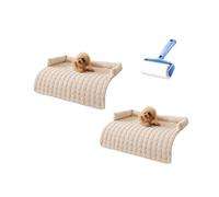 Cooling Dog Bed,Summer Comfortable Cooling Dog Mat Washable,Coolings Bed with Ice Silk Fabric,Non-Slip & Machine Washable Design,Suitable for sofas,floors,large dogs,small dogs and cats (white,2PCS)