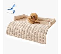 Cooling Dog Bed,Summer Comfortable Cooling Dog Mat Washable,Coolings Bed with Ice Silk Fabric,Non-Slip & Machine Washable Design,Suitable for sofas,floors,large dogs,small dogs and cats (white,1PCS)