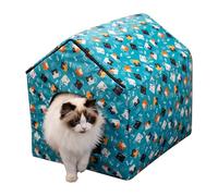 Cooling Dog House, Portable Puppy Tent, Breathable Fabric, Quick Setup 14.96x14.17x12.6 inches, Lightweight Design, Indoor Outdoor Use, Living Room Bedroom Balcony Garden Shelter