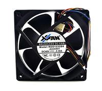 Cooling Fan RDD1232B4,Server Cooler Fan RDD1232B4 48V0.30A, PWM Temperature Controlled Ball Fan for 120x120x32mm 4-wire