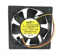 cooling fan SERVO CUDC12B4S-983,Server Cooler Fan SERVO CUDC12B4S-983 12V 0.37A 4.5w, double ball fan for 12CM three-wire