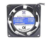 cooling fan TOPFAN TF8025HA2B,Server Cooler Fan TOPFAN TF8025HA2B AC 220-240V 0.09A, electric cabinet cooling fan for 8CM