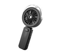 Cooling Fan with Fine Mist, Rechargeable Portable Design, Digital Power Display, Folding Handle, Daily Carry Portable Misting Fan Handheld Cooling Rechargeable Battery Display Foldable Handle Desk Usb