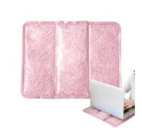 Cooling Gel Pad, Foldable Mat, Reusable Water Cushion, Instants Cool Relief, Multipurpose Seat Pad, for Home, Camping, Sleeping, Reading, TV, Study, Workplace, 40x32cm Pink Blue Black