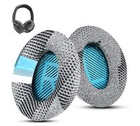 Cooling-Gel QuietComfort 35/QC 35ii Coussinets de Rechange pour Casque Bose, compatibles avec Bose QC45 QC35 QC25 QC2 QC15/Around-Ear 2/AE2 AE2i AE2w/SoundTrue & SoundLink Series (Tissu Gris)