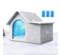 Cooling House - Pet Cooling House, Cats Foldable Nest with 3 Ice Boxes