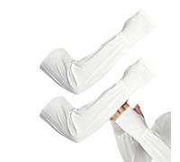 Cooling Ice Silk Arm Sleeves UV Sun Protection 1 Pair for Men Summer