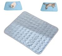 Cooling Mat for Cats, Washable Sleeping Pad for Dog&Cat, Summer Outdoor Pet Cooling Mats, Portable Pets Self Cool Pad Blanket Ice Pad for Home and Outdoor (Light Blue,XX-Large)