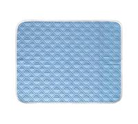 Cooling Mat For Dogs - Keeps Pets Comfortable During Warm Weather | Sweat Absorbent Sleeping Rug 45x35cm Moisture-Absorbent Removable Cover | For Small Medium Large Dog, Kitten Crate Kennel Floor Sofa