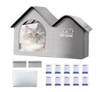 Cooling Outdoor Cat House Ideal Cat Summer Shelter with Ice Pack