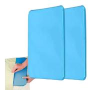 Cooling Pad Mat |for Pillow 2 Pieces Water Filling Reusable Lightweight Mat | Ice Pillow Water Seat Cushion for Children Student Office School Car Travel Home Beauty Salon Night Sleeping