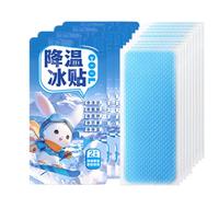 Cooling Patches Adults, Soothing Hat Coolings Insert, 1.97x4.72x0.39 inches Sweat-Absorbing Gel Pads for Heat for Outdoor Sports, Summer Work, Travel, Roadtrip, Backpacking