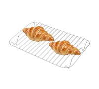 Cooling Rack, grille de cuisson antiadhésive fil d'acier - ustensiles de cuisine en acier inoxydable, accessoires pratiques pour préparer des repas quotidiens et pique-niques en plein air