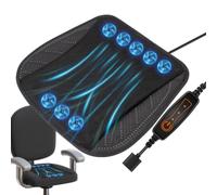 Cooling Seat Pad - Multi Speed Airflow Mat, Anti Sweat Mesh Driving Cushion
