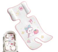 Cooling Stroller Pad, Breathable Seat Liner System, 27,56 * 12,99 Pouces Universal Fit with Ventilation, Mesh Fabric Cooling Insert, Summer Fresh Design Style for Travel Outdoor Use