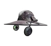 Cooling Sun Hat - Waterproof Portable Breeze Cap, UV Protection Hat for Outdoor Hiking, Ventilated Shade with Built in Fan, Sports Gear, Protective Headwear for Men Women and Gardening Golf