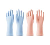 COOLJOB Gants de nettoyage, 2 paires de gants ménagers parfumés réutilisables, gants antidérapants et imperméables en latex pour la cuisine, la vaisselle et la lessive (2 paires)