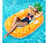 COOLJOYA Flottant Hamac Gonflable Hamac Flottant Piscin Recliner Matelas Fauteuil Gonflable Chaise Longue Flotteur Jouets de Piscine pour Adultes Enfants Plage Partie Vacances
