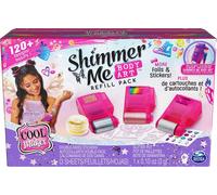 Coolmaker - Recharges Shimmer Me Body Art - Recharges De 3 Cartouches De Couleur, 1 Planche De 100 Motifs Et Strass Paillettes - Pour Coffret ? Tatouages - 6062359 - Jouet Enfant 8 Ans Et +[Z1075]