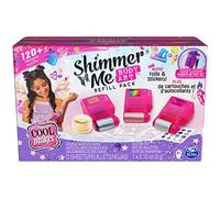 COOLMAKER - RECHARGES Shimmer ME Body Art - Recharges de 3 Cartouches de Couleur, 1 Planche de 100 Motifs et Strass Paillettes - pour Coffret ? Tatouages - 6062359 - Jouet Enfant 8 Ans et +