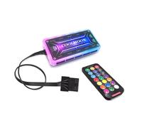 COOLMOON Contrôleur RGB - pour ventilateur de boîtier Case Fan - télécommande incluse