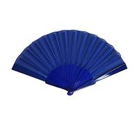COOLMP Lot de 3 - Éventail Plastique Bleu foncé 22cm
