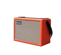 Coolmusic 15G Ampli de Guitare Bluetooth Portable, Électrique et Acoustique Avec Réglage de la Réverbération et du Gain (Orange)
