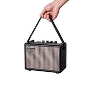 Coolmusic Ampli Bluetooth portable 15 G, ampli de guitare 2 en 1 pour boutons électriques et acoustiques, gain et réverbération