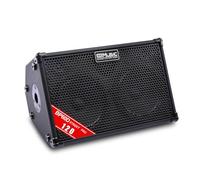 Coolmusic BP60D 60W* 2 Amplificateur de Guitare Acoustique à Piles Haut-Parleur Bluetooth Portable avec Effet Reverb Chorus Delay 7 entrées