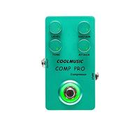 Coolmusic C-CS01 Pédale de compression pour guitare électrique et basse True Bypass
