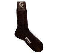 COOLORFOOL Chaussettes d'hiver haut de gamme - Laine Mérinos pour la ville - homme - femme - marron chiné 38/40