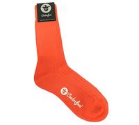 COOLORFOOL Chaussettes homme femme fil d'écosse de luxe - fines douces 100% coton corail extreme 41/42