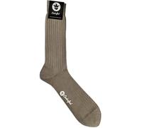 COOLORFOOL Chaussettes homme femme fil d'écosse de luxe - fines douces 100% coton Marron moyen Châtaigne T46/48