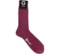COOLORFOOL Chaussettes homme femme fil d'écosse de luxe - fines et douces 100% coton Rose Framboise T38/40