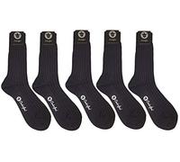 COOLORFOOL Pack de 5 Chaussettes homme fil d'écosse de luxe - fines douces - 100% coton gris foncé T43/45