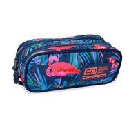 Coolpack B65126, Trousse scolaire CLEVER Pink Flamingo, Multicolor