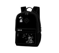 CoolPack Disney Stitch Scout Sac à dos d'écolier avec 2 compartiments principaux et rembourrage ergonomique, noir/argent, UNITÉ, Stitch Scout
