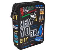 Coolpack F077673, Trousse scolaire JUMPER XL BIG CITY, Multicolor