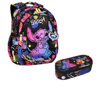 Coolpack Jerry DISNEY STITCH 19 L sac à dos scolaire noir + trousse scolaire ovale F062886