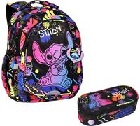 Coolpack Jerry DISNEY STITCH sac à dos scolaire 19 L noir + CoolPack Campus Disney Stitch trousse ovale F062886