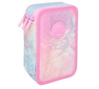 CoolPack Trousse XXL à 3 compartiments - Pour fille - 44 pièces - 3 étages - Cosmonaute, Multicolore, Trousse à crayons