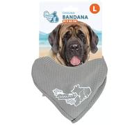 CoolPets Cooling Bandana Cane L - Bandana rinfrescante Collare per cani - Raffreddamento Cane - 85 x 40 cm - Beige