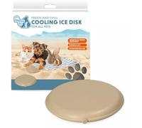 COOLPETS Cooling Ice Disc Beige - Raffreddamento per animali domestici - Disco rinfrescante - Beige