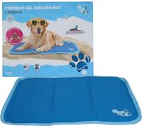 CoolPets Premium Tapis pour Chien refroidissant L - 90 x 60 cm - Coolgel antidérapant et Anti-Flux - avec Citronnelle et Eucalyptus